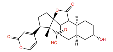 3beta-Hydroxy-11,12-seco-5beta,14beta-bufa-20,22-dienolide-11,14-olide-12-oic acid